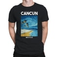 thumbnail image 2 of Cancun Graphic Men's Black T-Shirt, 2 of 3