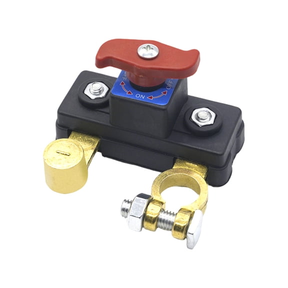 2026 New Car Battery Power Cut-Off Switch Breaker, Adjustable Battery Disconnect Switch Pure Copper Stable Transmission High Conductivity 12v-24v Disconnect Switch Smart