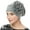 Gray, variant on Women Flexible Chemotherapy Hat Hat Soft Polyster Head Protect With Single Flower Plan For Daily Use And Carcinoma Care