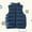 Navy, variant on NAISIBABY Boys Girls Puffer Vest Jacket (2-12T), with Pockets Full Zipper Stand Collar Winter Fashion Thicken Warm Outerwear Blue 8T