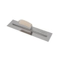 thumbnail image 3 of MARSHALLTOWN MXS13SS 13 x 5 inch Bright Stainless Steel Finishing Trowel, Curved Wood Handle, for Masonry, Concrete, Brick Laying, 3 of 6