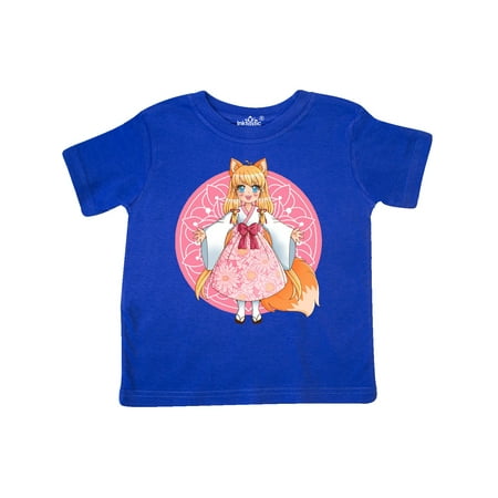 

Inktastic Fox Chibi Anime Girl Gift Toddler Toddler Girl T-Shirt