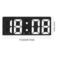 thumbnail image 2 of Reloj despertador digital Pantalla 12/24H Reloj digital LED Reloj de escritorio de cabecera eléctrico, 2 of 9