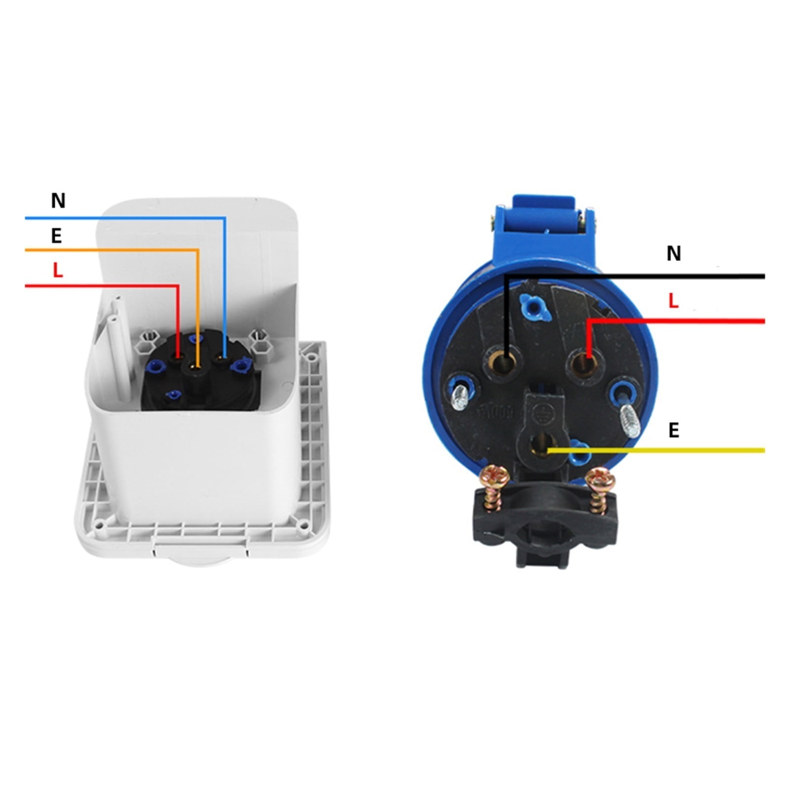 RV 32A External Flush Hook Up Power Supply Waterproof Socket Apply To Motorhome Caravan Camper Accessories ,Rv Camper Accessories