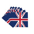 thumbnail image 4 of 114 Pcs King Charles Coronation Party Supplies Tableware Set - Union Jack Disposable Tablecloth/ Napkins/ Cups/ Paper Plates/ Dinnerware Set/ Bunting Flags for King Charles Coronation Decorations, 4 of 8