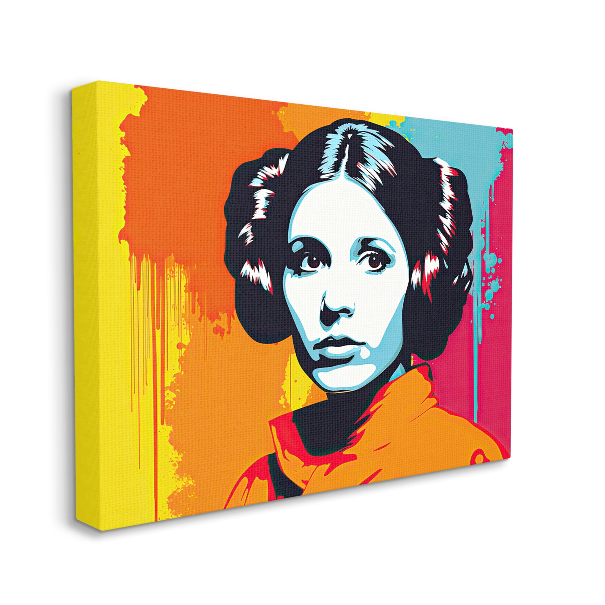 Stupell Industries Urban Pop Sci-Fi Woman Fairy Tales & Fantasy Painting Gallery Wrapped Canvas Art Print Wall Art, 30 x 24