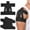 Black, variant on Pre-cut Shoulder Kinesiology Tape, Waterproof Elastic Athletic Sports Support Sticker for Shoulder Joint Pain Relief, Basketball Gym Injury Recovery, No Manual Cutting Needed