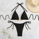 thumbnail image 4 of Traje de baño para mujer, conjunto de traje de baño dividido con tirantes ajustables para mujer, trajes de baño para mujer, conjuntos de bikini para mujer, trajes de baño bikini para mujer, 4 of 8