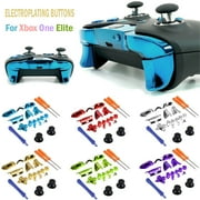 Game Controller Replacement Bumper LB RB Trigger Buttons Part Repair Accessory Kit Buttons Set for Xbox One Elite Gamepad-Red