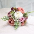 thumbnail image 3 of GROFRY Artificial Flower Exquisite Fresh-keeping Realistic Aesthetic Visual Effect Artificial Bridal Bouquet Marriage Supplies, 3 of 8