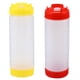 thumbnail image 1 of EeaseMX 2 botellas de plástico para salsa, dosificador de salsa de tomate., 1 of 7