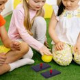 thumbnail image 4 of Luxshiny Roulettes Rythmiques 2 Pcs Bois Bleu Foncé Éducation Musicale Enfants Débutants Jeu Familial, 4 of 8