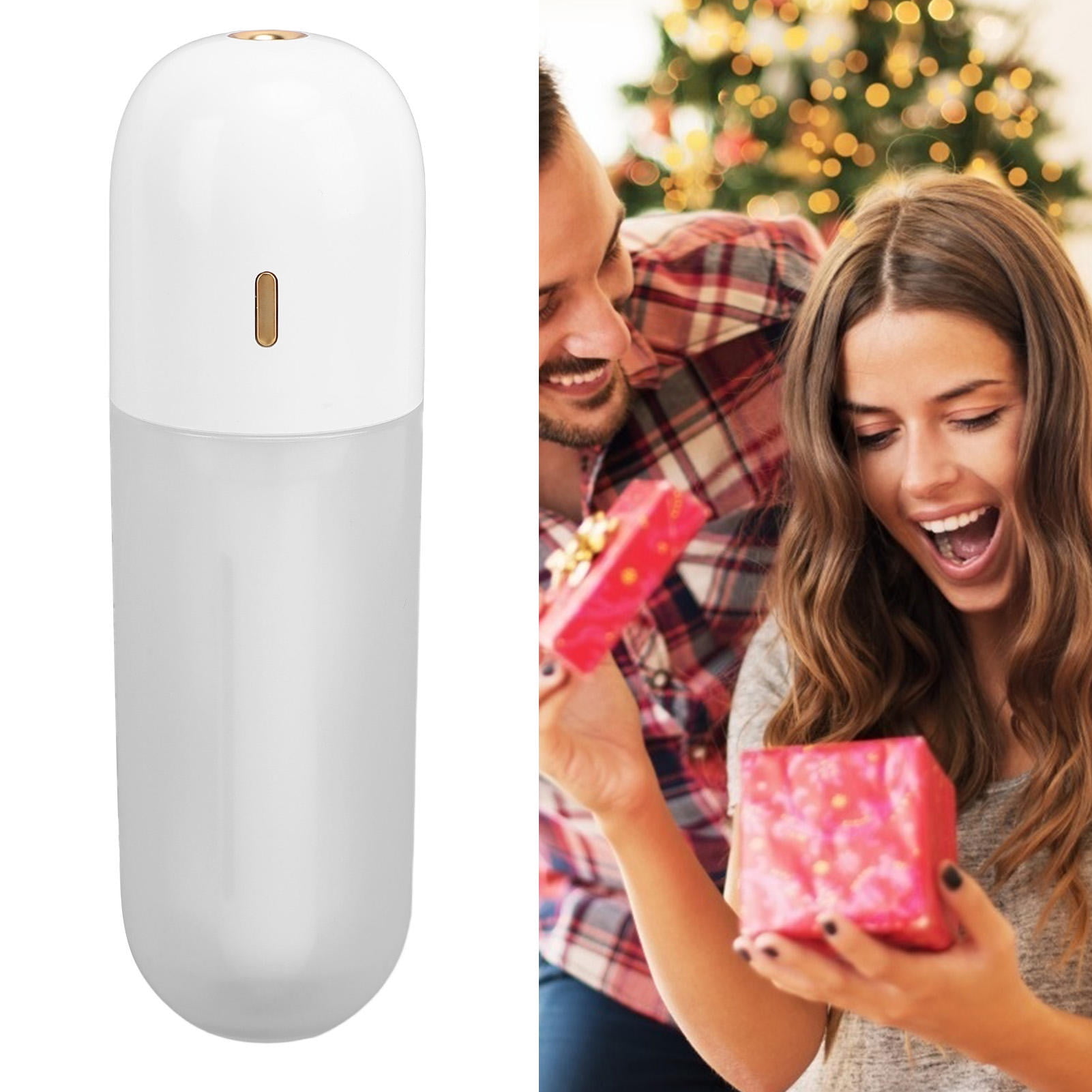 YAHHU Portable USB Rechargeable Mist Humidifier Wand – 100 ml Tank, Cordless, Smart Dry‑Burn Guard, Nano‑Mist for Bedroom, Office, Travel