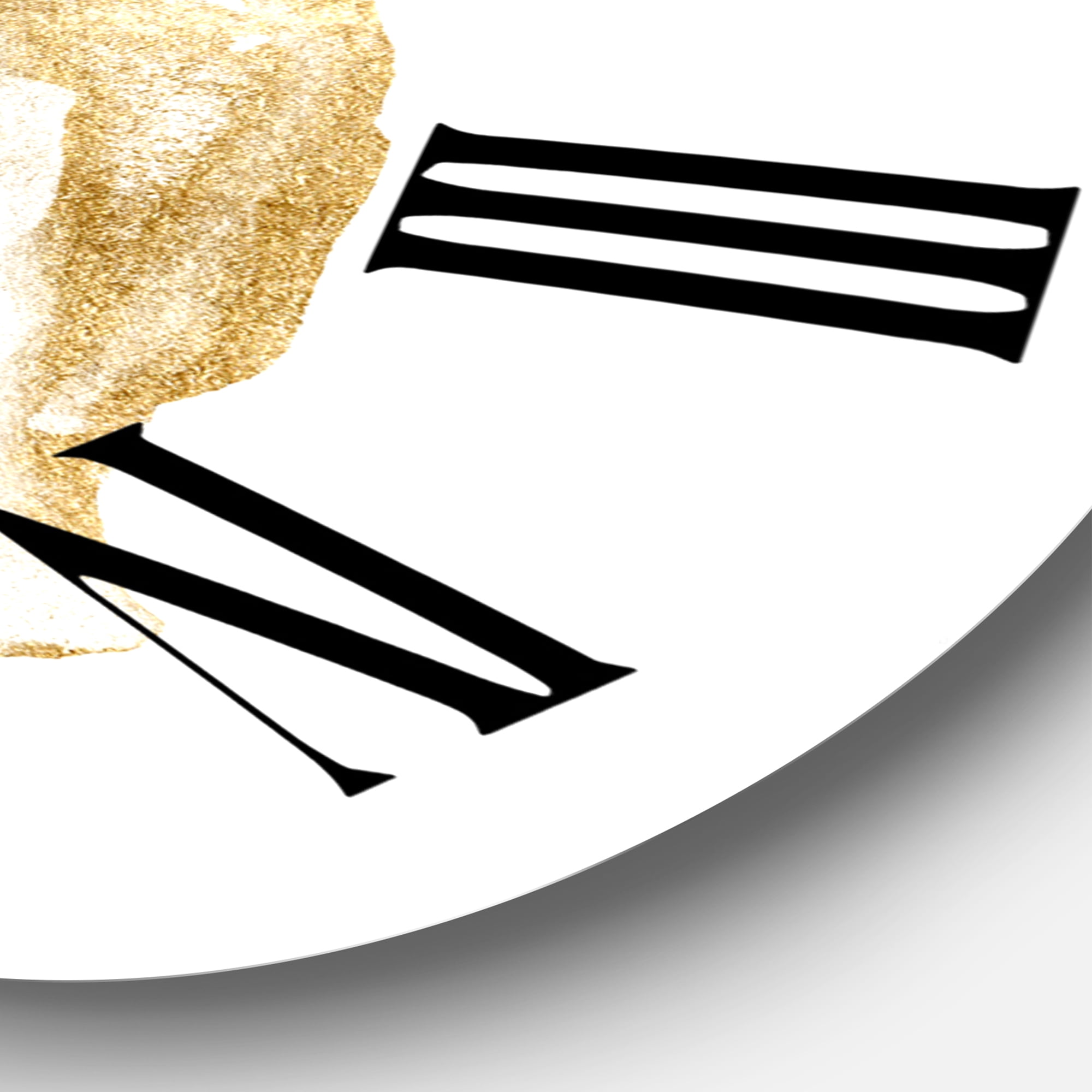 Designart 1 in Modern,Contemporary Wall Clock