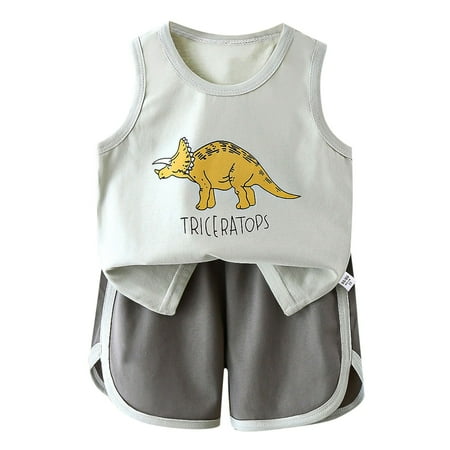 

VBARHMQRT Two Piece Outfit Baby Boys Short Sleeve Top and Pant Bodysuits Gender Neutral Baby Outfits Baby Girl Photoshoot Outfits