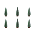 thumbnail image 1 of Navidad Cedro Cepillo para Botellas Reutilizable Árboles Del (10 Cm) Blanco, 1 of 4