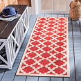 thumbnail image 2 of Safavieh Courtyard Red Indoor Outdoor Rug - Runner 2'3" x 6'7", 2 of 4
