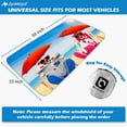 thumbnail image 7 of Car Sun Shade for Front Windshield ,AYAMAYA Cute Cartoon Car Front Window Sunshades, Foldable Cool Sun Visor Shield,UV Protection Car Sunshade Cover for Most Sedans SUV Truck, 7 of 7