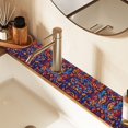 thumbnail image 2 of Yayeee Faucet Mat for Kitchen Sink 30" Diatomite Long Splash Guard Pad, Red Geometric Eagle, 2 of 7
