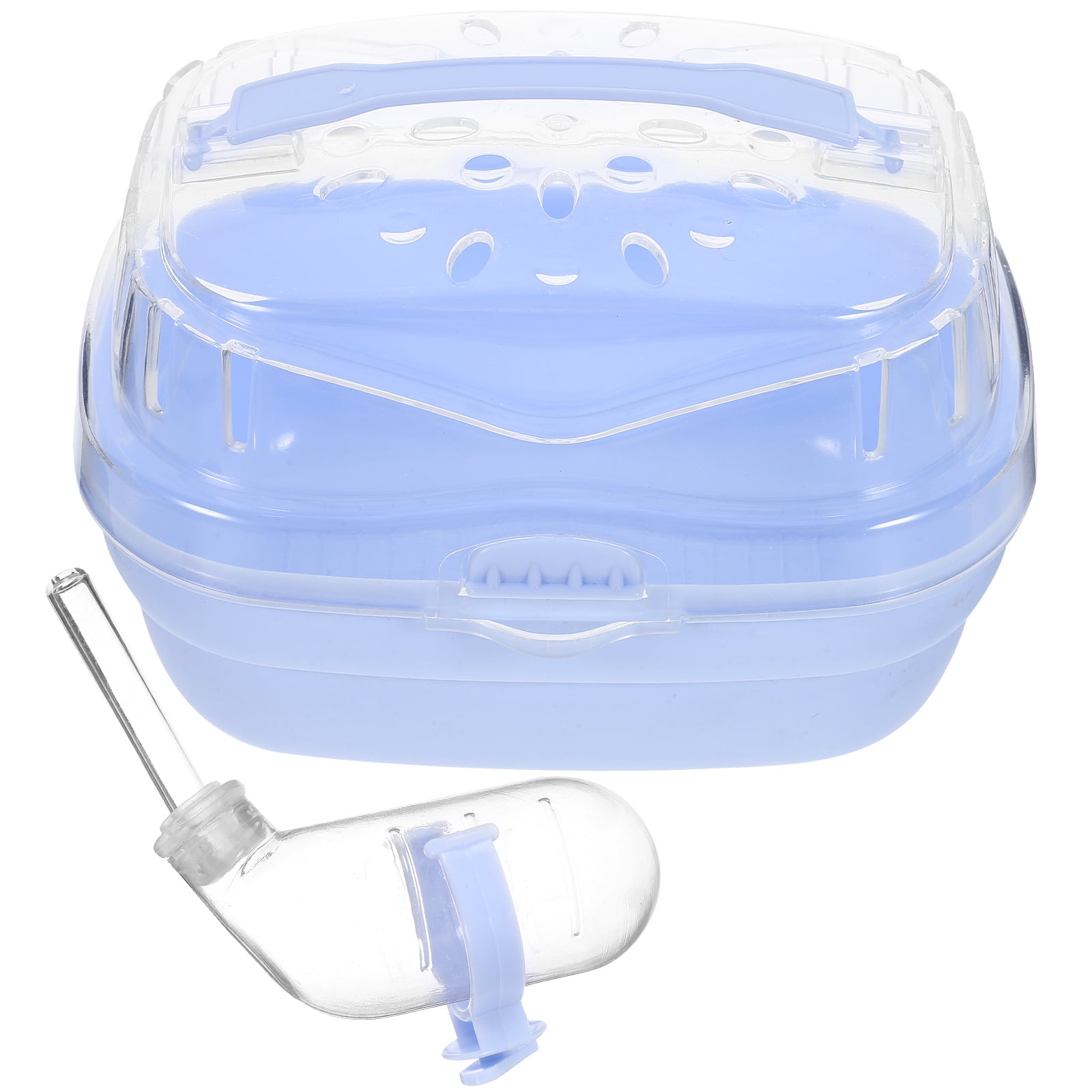 RENACLIPY Portable Blue Hamster Cage with Ventilation and Easy Carry Handle
