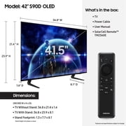 Restored SAMSUNG 42” Class S90D OLED Smart TV QN42S90DAEXZA 2024