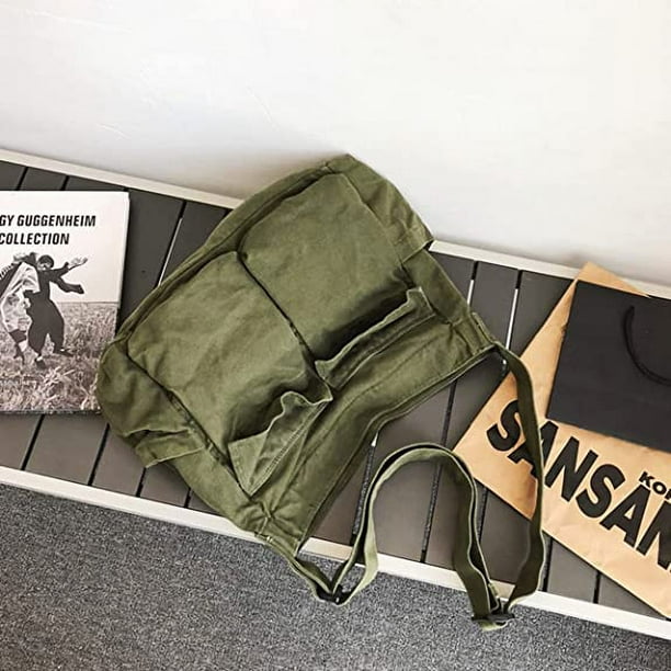 Aesthetic Crossbody Bags for Women Cute Vintage Canvas School Handbags Laptop Large Shoulder Bags Walmart