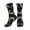 2 Black-2, variant on Men's Baseball Players Print Novelty Athletic Socks Women's Digital Printing Funky Patterned Crew Socks
