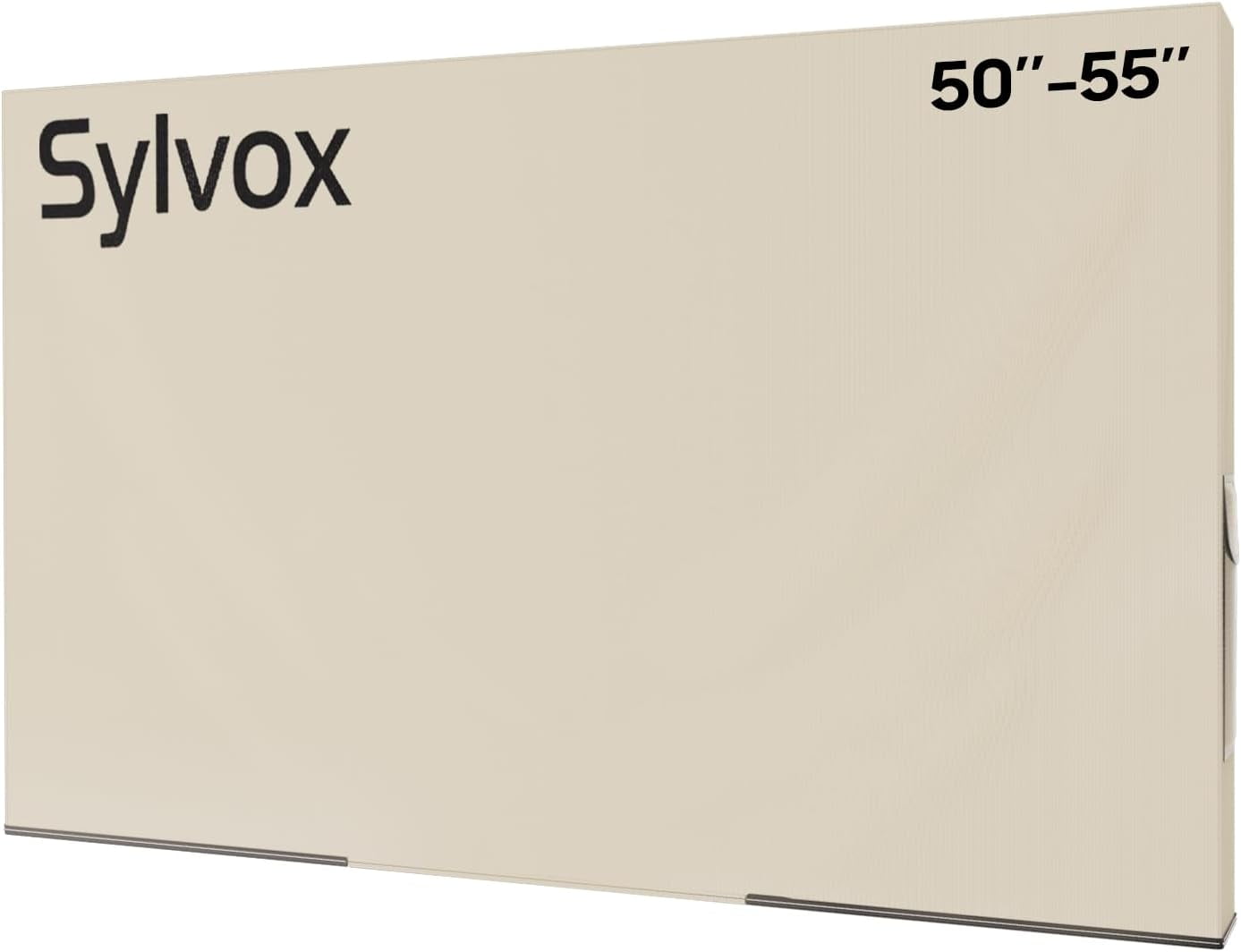SYLVOX 55" Outdoor TV With Cover, 4K UHD Google Television for Partial Sun Outside with 1000nit Brightness, IP55 Weatherproof, Dolby Atmos, Voice Remote (Deck Pro 3.0)