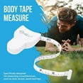 thumbnail image 5 of Lightstuff Easy Body Tape Measure - Compact, Ergonomic Body Measurement Tape with One-Button Retraction Design - Smart, Accurate Way to Track Muscle Gain, Fat Loss, 5 of 6