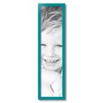 thumbnail image 2 of ArtToFrames 8" x 32" Aqua Picture Frame, 8x32 inch Green Wood Poster Frame (WOM-4428), 2 of 8