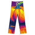 thumbnail image 3 of Fall Thanksgiving Pumpkin Pajama Pants Loose Pajamas Female Breathable Home Trousers Leisure Sleeping Pants Large Size, 3 of 6