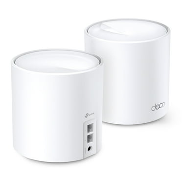 TP-Link AX1500 W-Fi 6 Dual-Band AI-Driven Home Mesh Router System, Replaces Individual Routers and Extenders, Connects over 120 devices, Indoor coverage up to 3,900 sq. ft., - Deco W3000 (2-pack)