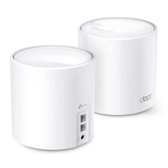 TP-Link AX1500 W-Fi 6 Dual-Band AI-Driven Home Mesh Router System, Replaces Individual Routers and Extenders, Connects over 120 Devices, Indoor coverage up to 3,900 Sq. ft., - Deco W3000 (2-Pack)