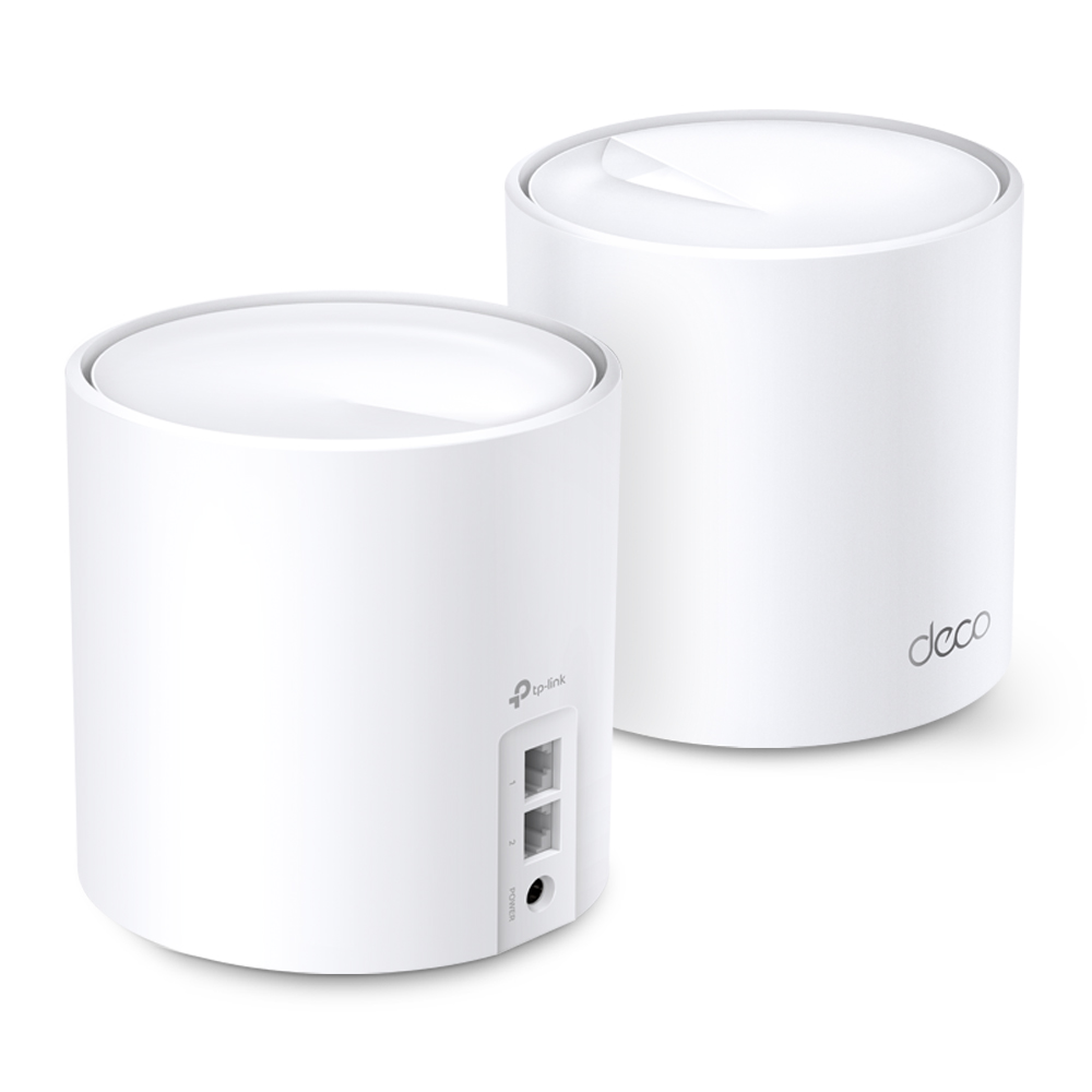 TP-Link AX1500 W-Fi 6 Dual-Band AI-Driven Home Mesh Router System, Replaces Individual Routers and Extenders, Connects over 120 Devices, Indoor coverage up to 3,900 Sq. ft., - Deco W3000 (2-Pack)