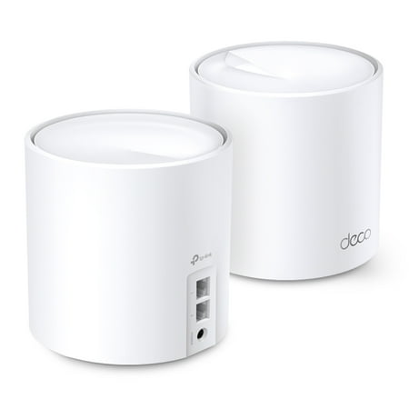 TP-Link AX1500 W-Fi 6 Dual-Band AI-Driven Home Mesh Router System, Replaces Individual Routers and Extenders, Connects over 120 devices, Indoor coverage up to 3,900 sq. ft., - Deco W3000 (2-pack)