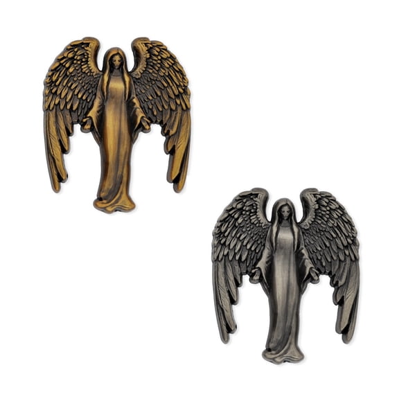 PinMart's Antique Gold Angel 3D Pin