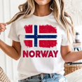 thumbnail image 2 of Toddler Norwegian Flag Norway T-shirt Sizes S-5XL, 2 of 5