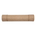 thumbnail image 1 of Camino de mesa de comedor con vainica hecha a mano, con entretejido de hilo plateado (beige oscuro, 30,5 x 182,8 cm), 1 of 5