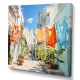 thumbnail image 2 of Designart "Laundry Day in Italy V" Bath & Laundry Canvas Print, 2 of 5