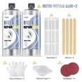 thumbnail image 2 of CZCPP-Colle Métallique - 2 Pcs Époxy Colle de Soudure Robuste pour Coller et Réparer les Fissures Fuites Acier Inoxydable, Céramique, Plastique, Alliages Métalliques - Remplissage de Métal Super Liquide, Résistant à la Chaleur - 3, 2 of 4
