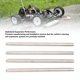 thumbnail image 3 of Eje de Brazo de suspensivo RC, Brazo suspensivo redondeo 4pcs reemplazo de recepción de acero inoxidable para automóviles RC, 3 of 7