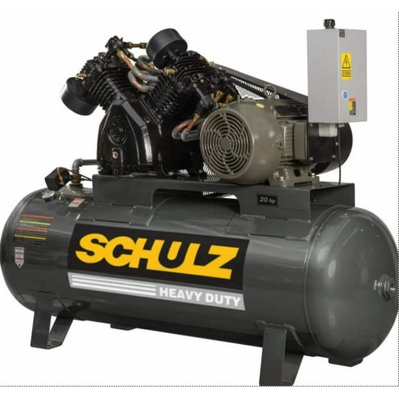 Schulz 20HP 120-Gallon Two-Stage Air Compressor 80 CFM -NEW MSLV-80 BRAVO