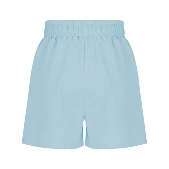 MEZZALL Girls Casual Shorts For Kids Soft Stretchy Elastic Waist Everyday Comfortable Summer Wear For Play And Relaxation 5-6 Years Trendy Kids Wear