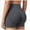 Dark Gray, variant on HCNTES Workout Biker Shorts Women High Waisted Tummy Control Spandex Booty Volleyball Shorts for Yoga Dance (Wine,L)