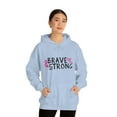 thumbnail image 4 of Brave And Strong Women Male Unisex Heavy Blend™ Hooded Sweatshirt, 4 of 9