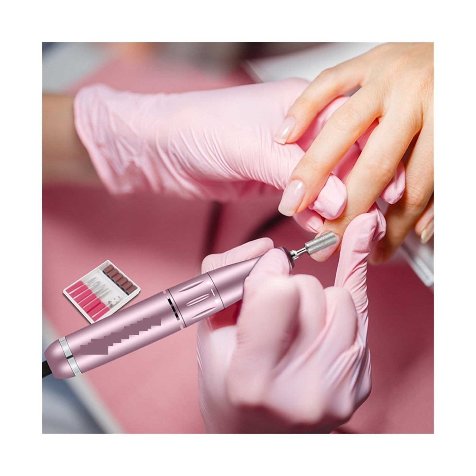 Electric Rechargeable 35000RPM Nail Drill,Portable Nail Drills For Acrylic/Gel Nails, Professional Nail Tools For Manicure Pedicure ,Low Noise