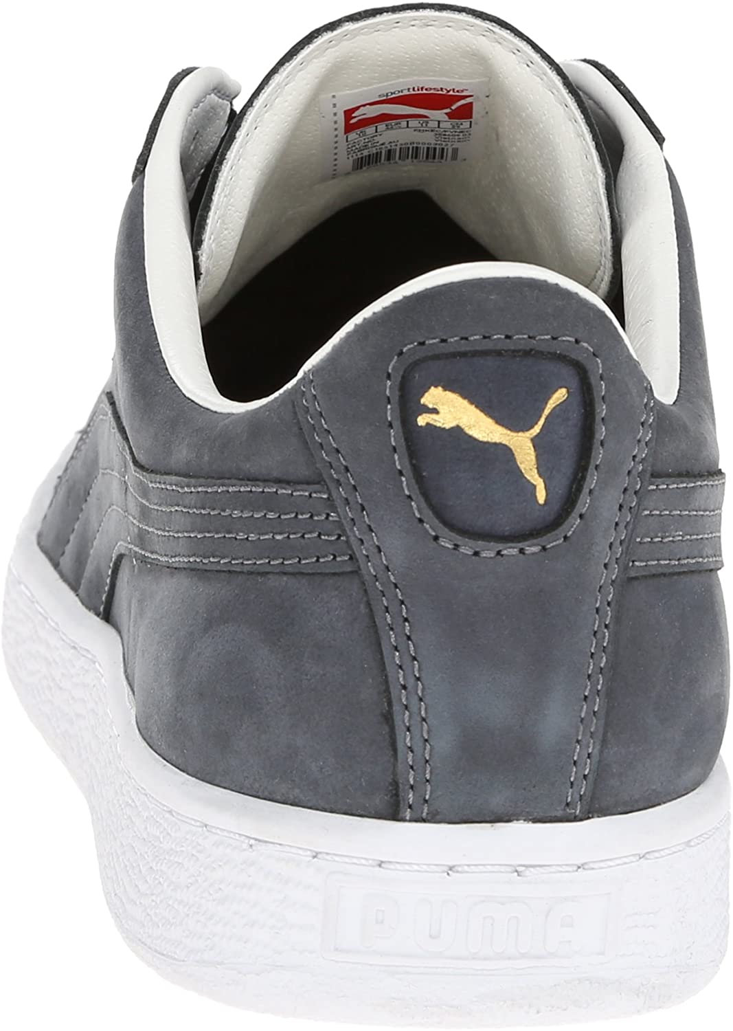Puma Men's Basket Citi Series Nubuck Sneaker Fashion Shoes, Grey & Khaki - image 3 of 8