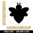thumbnail image 2 of Cute Bumble Bee Solid Self-Inking Rubber Stamp Ink Stamper - Brown Ink - Small 3/4 Inch, 2 of 7