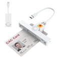 thumbnail image 1 of Lector CAC Rocketek SmartFold tipo C USB C DOD militar, 1 of 5
