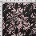 thumbnail image 4 of oneOone Polyester Spandex Black Fabric Leaves Diy Clothing Quilting Fabric Print Fabric By Yard 56 Inch Wide, 4 of 6